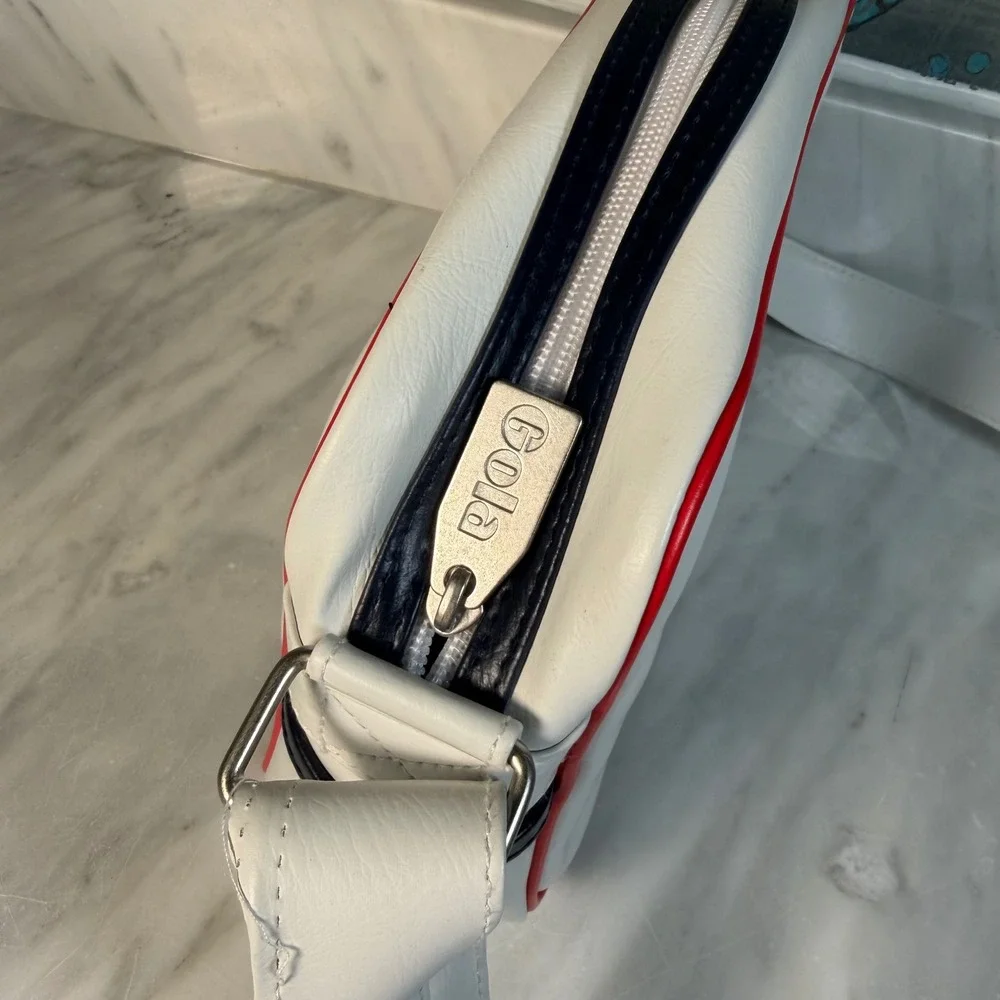 Gola Redford Messenger Bag White‎ Retro Vintage Style Crossbody D38110A READ